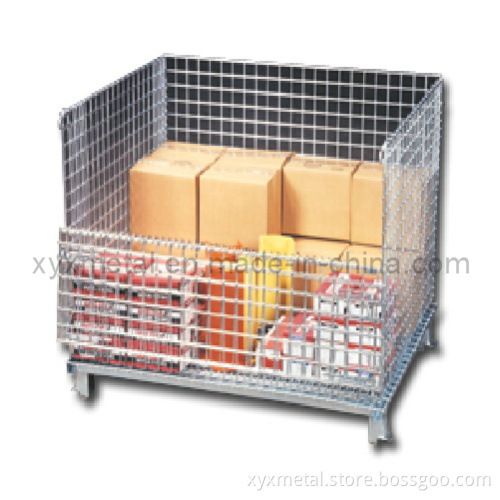 Manufacturer of Warehouse Storage Wire Mesh Container